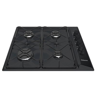 Hotpoint PAS642/H 60cm 4 Burner Gas Hob with FSD in Black